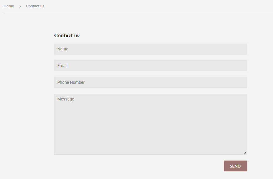 Just look at this pretty contact form!
